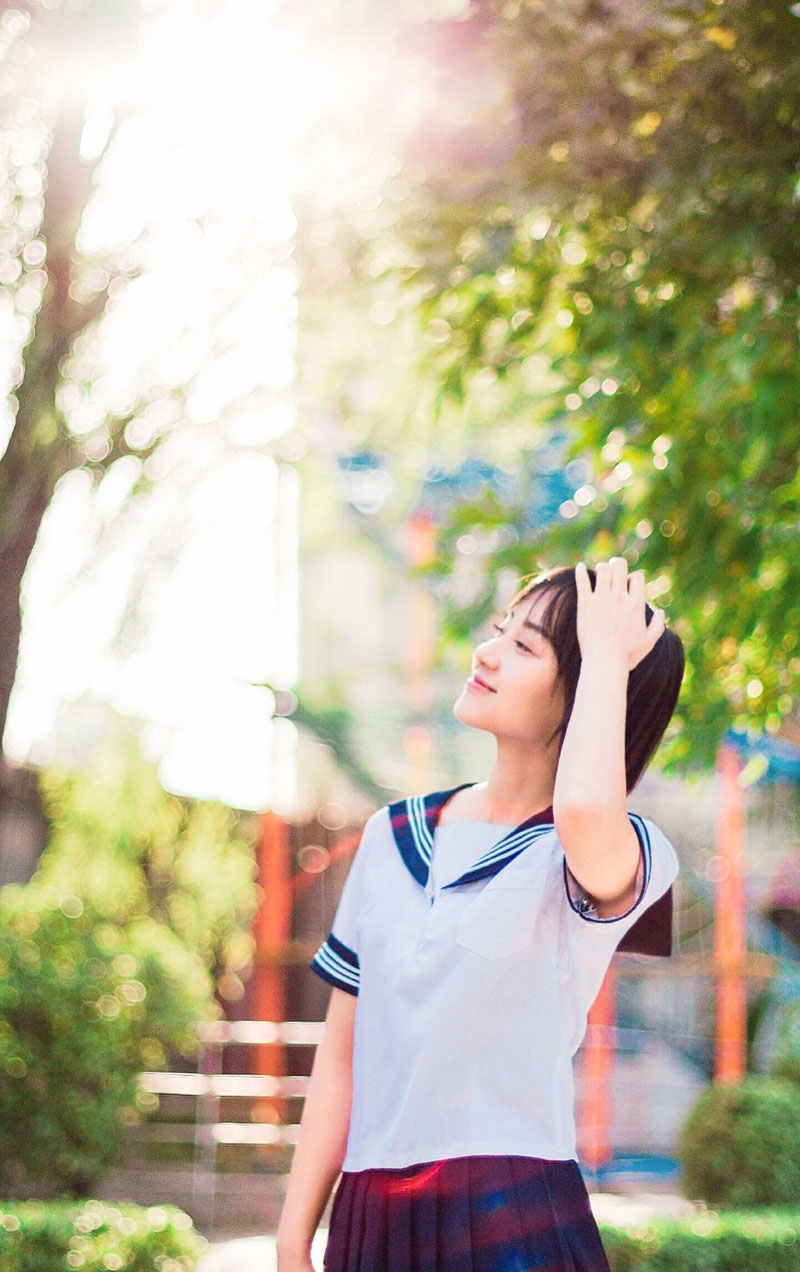 卜冠今清纯养眼JK制服写真图片