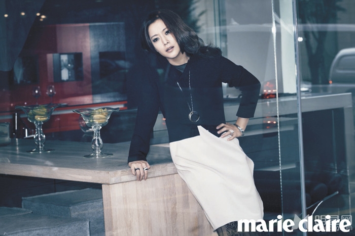 金喜善登marie claire11月封面二辑 金喜善图片