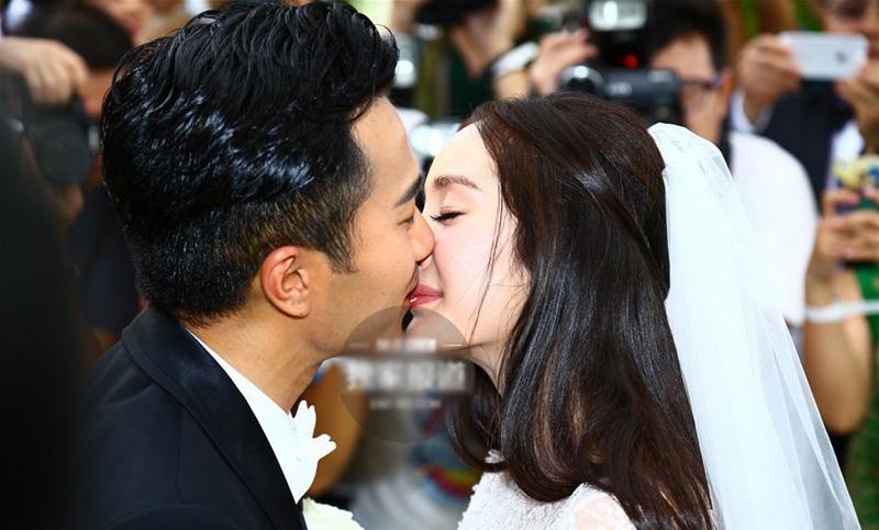 杨幂刘恺威未曝光私密婚纱照外流