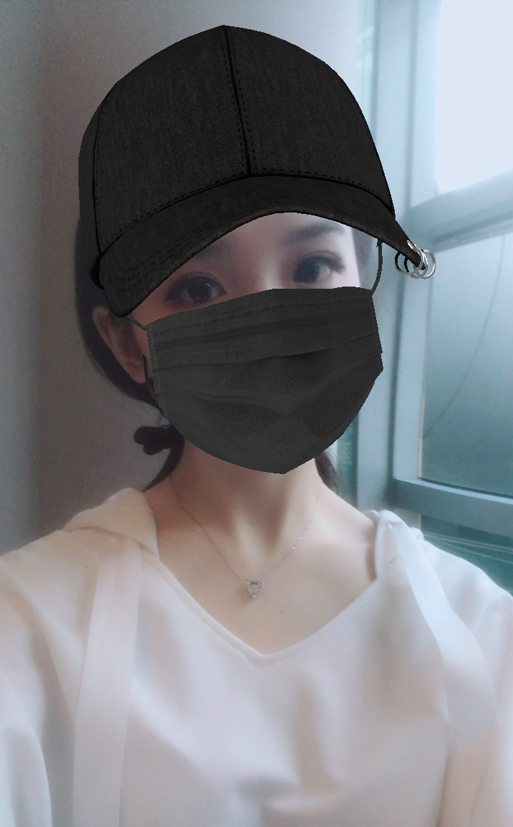 金雯昕呆萌可爱自拍照图片