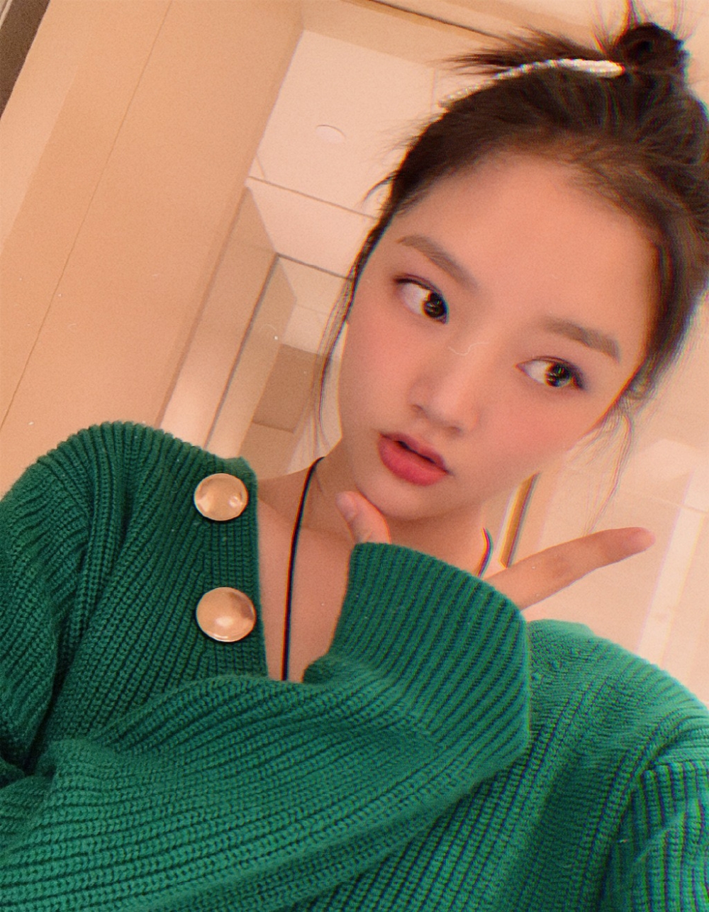 任敏生活自拍照高清图片