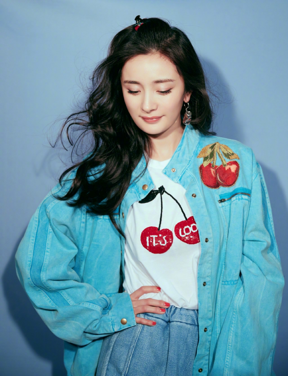 杨幂清新俏皮写真图片欣赏