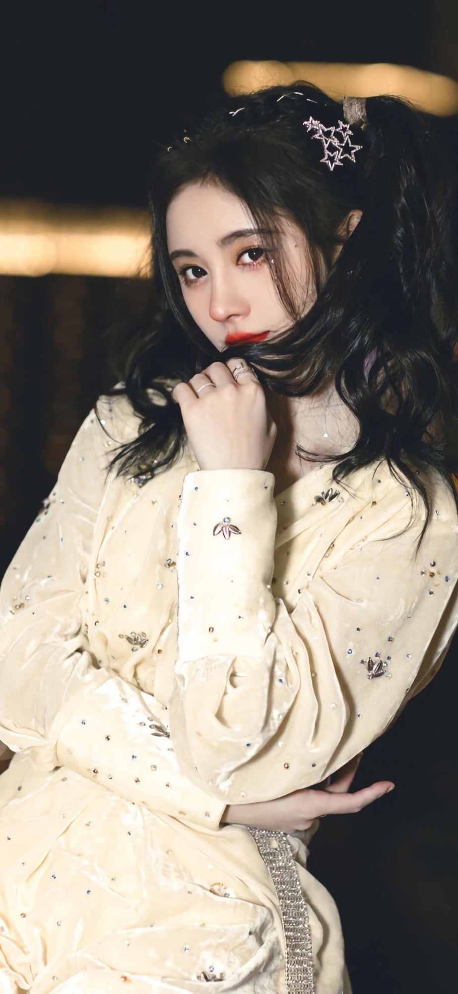鞠婧祎双马尾甜美高清手机壁纸
