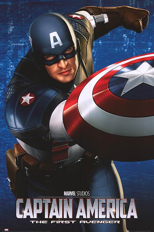 克里斯·埃文斯《美国队长》海报图片