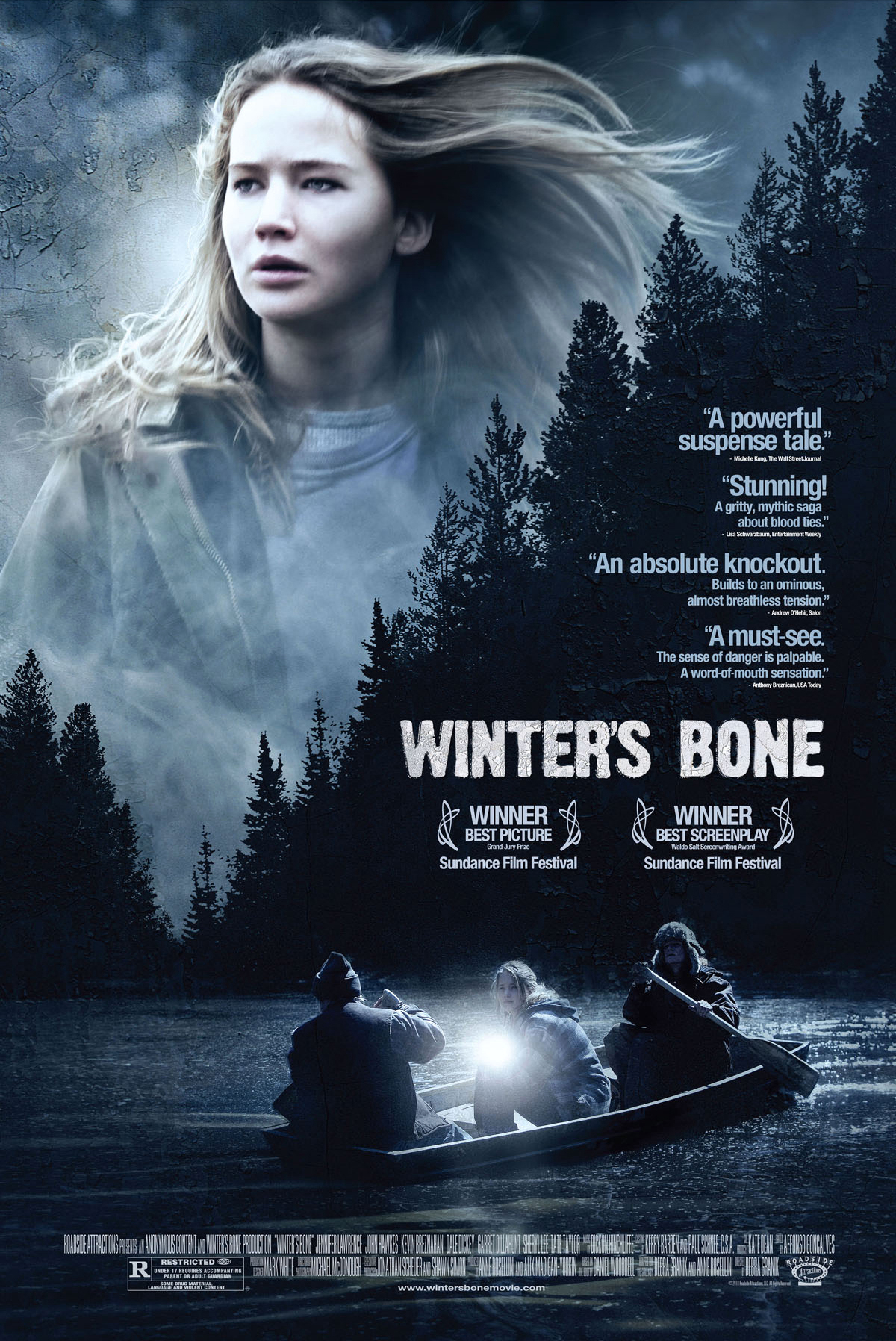詹妮弗·劳伦斯《冬天的骨头》海报图片