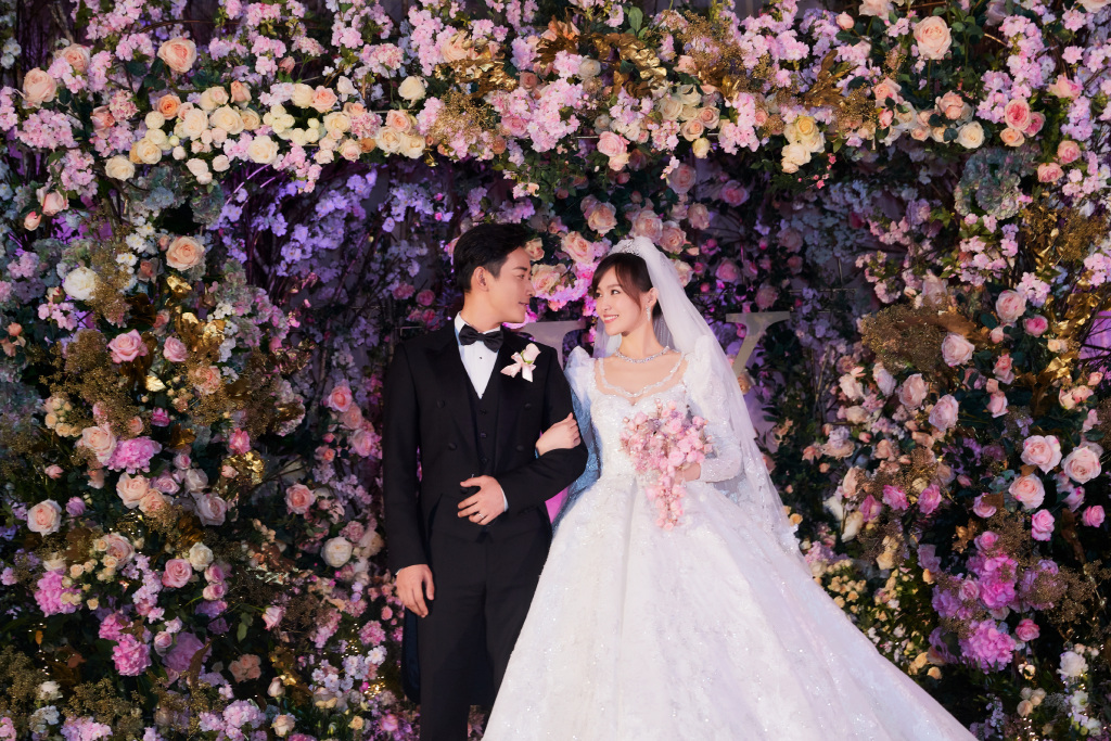唐嫣罗晋婚礼现场照图片