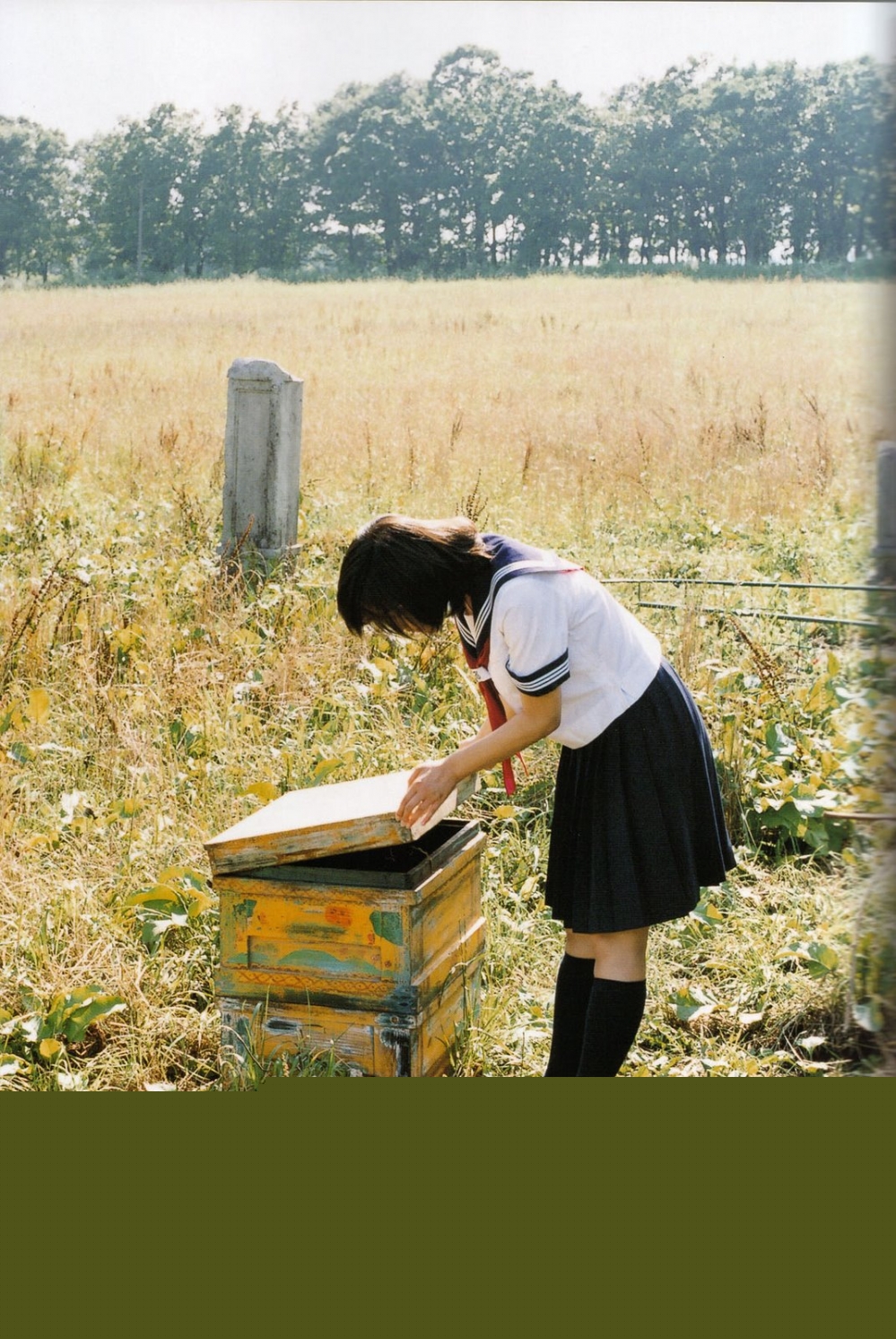 堀北真希校服写真清纯动人
