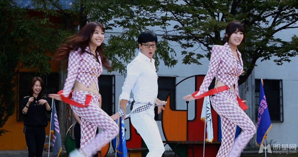 跑男偶像总动员 刘在石与girlsday性感热舞