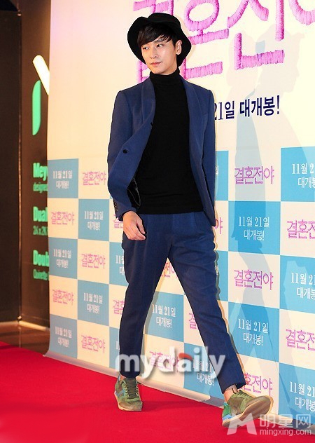 朴振英2PM李玹雨助阵结婚前夜首映礼