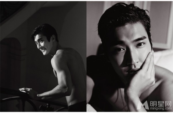 Super Junior东海·始源时尚性感杂志写真