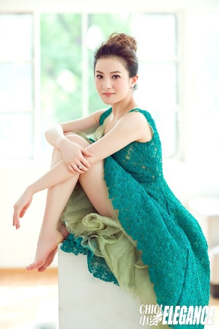 演员金铭优雅淑女杂志写真
