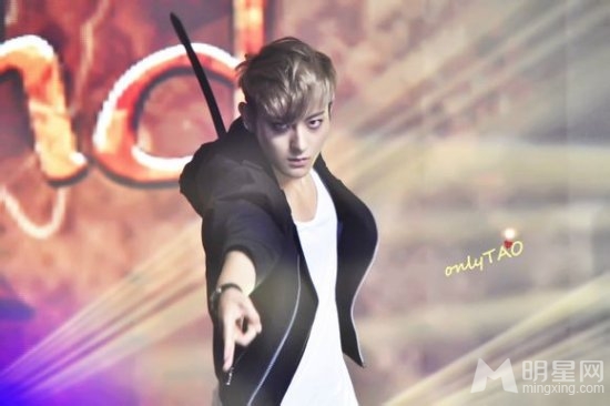 EXO中国爱大歌会花絮照 亲密激吻粉红升级