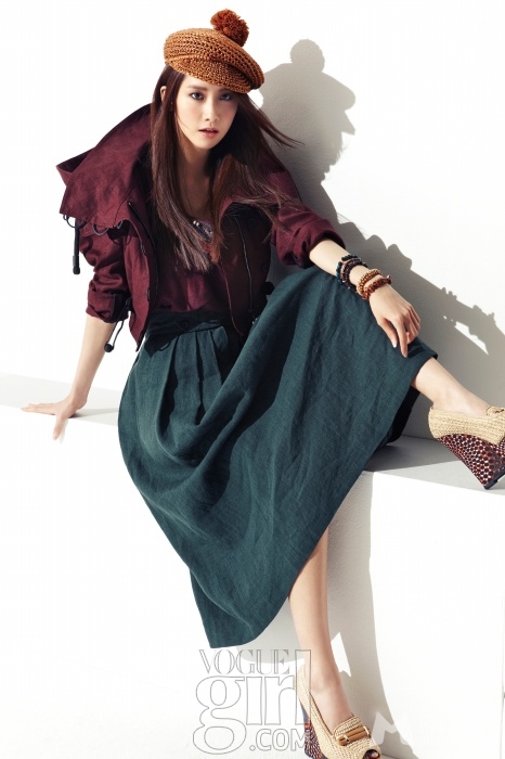 少女时代允儿Vogue Girl杂志时尚画报