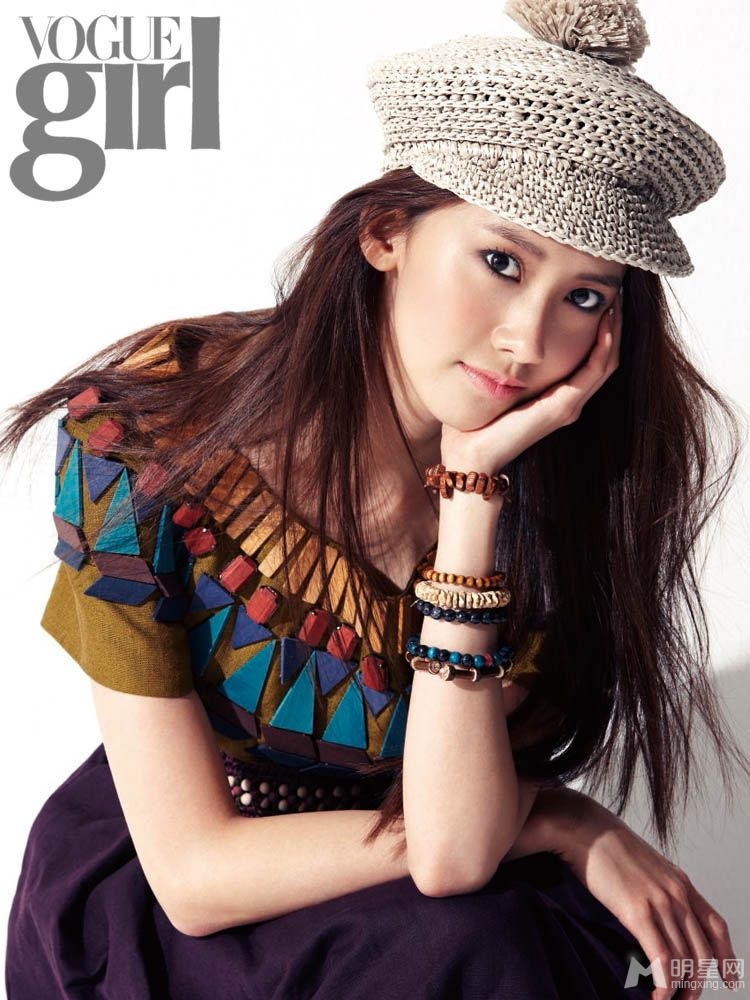 少女时代允儿Vogue Girl杂志时尚画报
