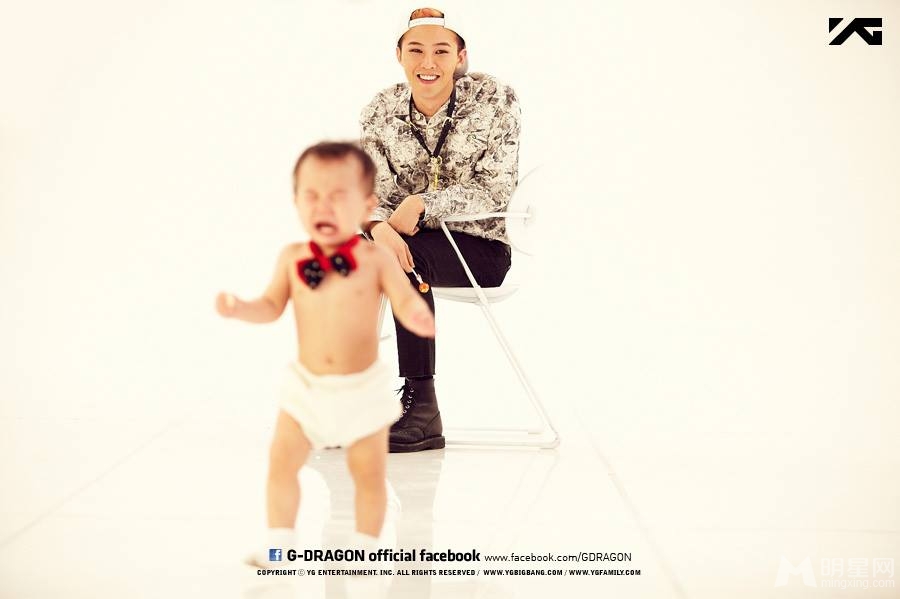 权志龙维他命饮料广告拍摄现场照