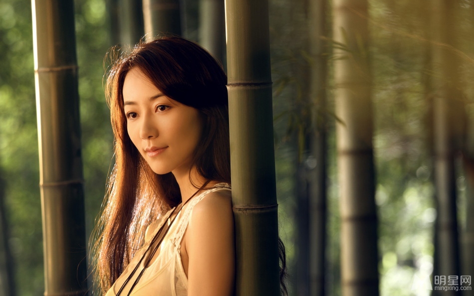 韩雪清新自然家乡宣传照