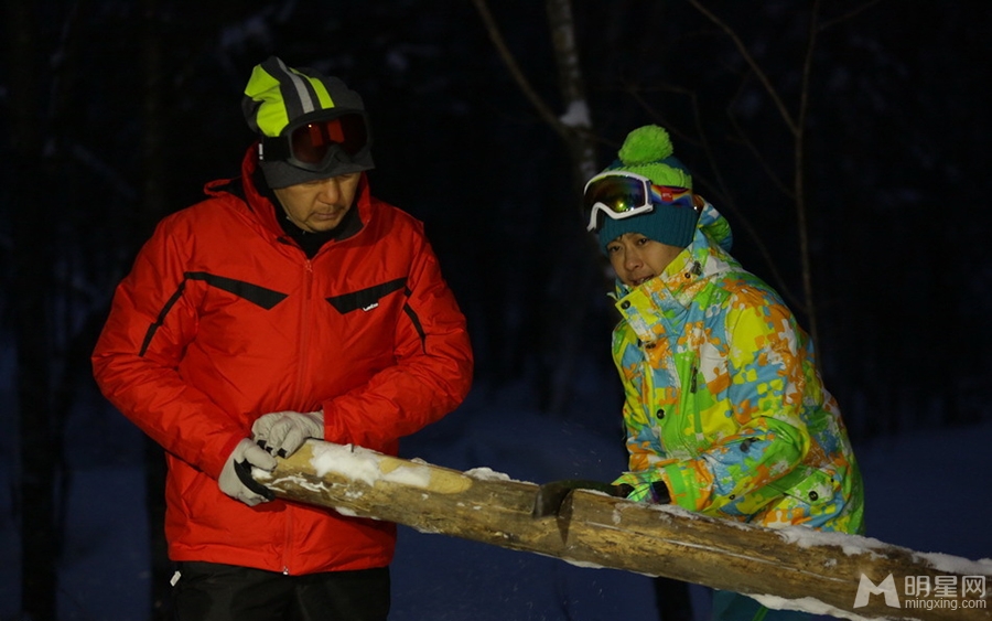 爸爸去哪儿最后一集海量剧照 体验雪乡酷寒生活