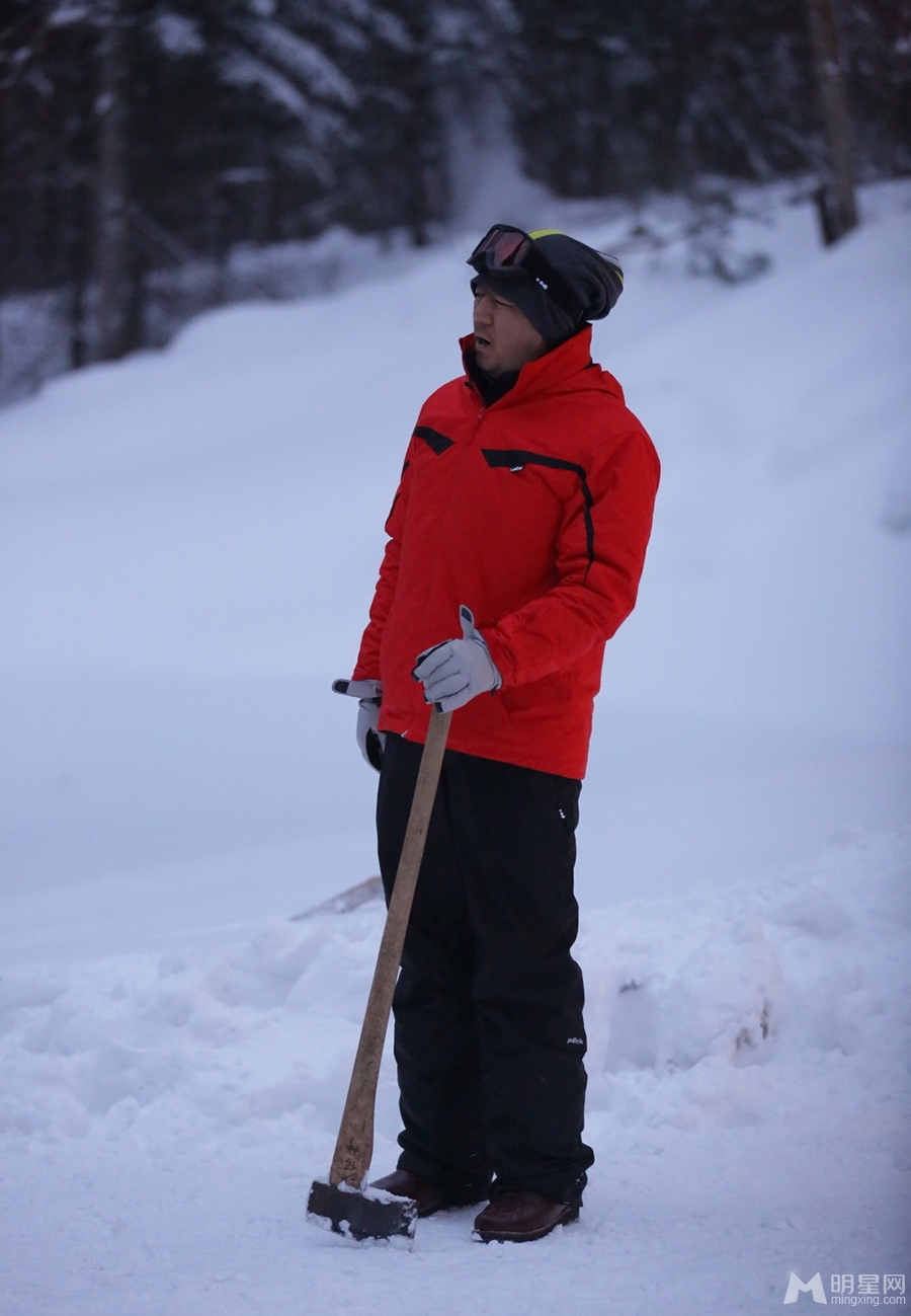 爸爸去哪儿最后一集海量剧照 体验雪乡酷寒生活