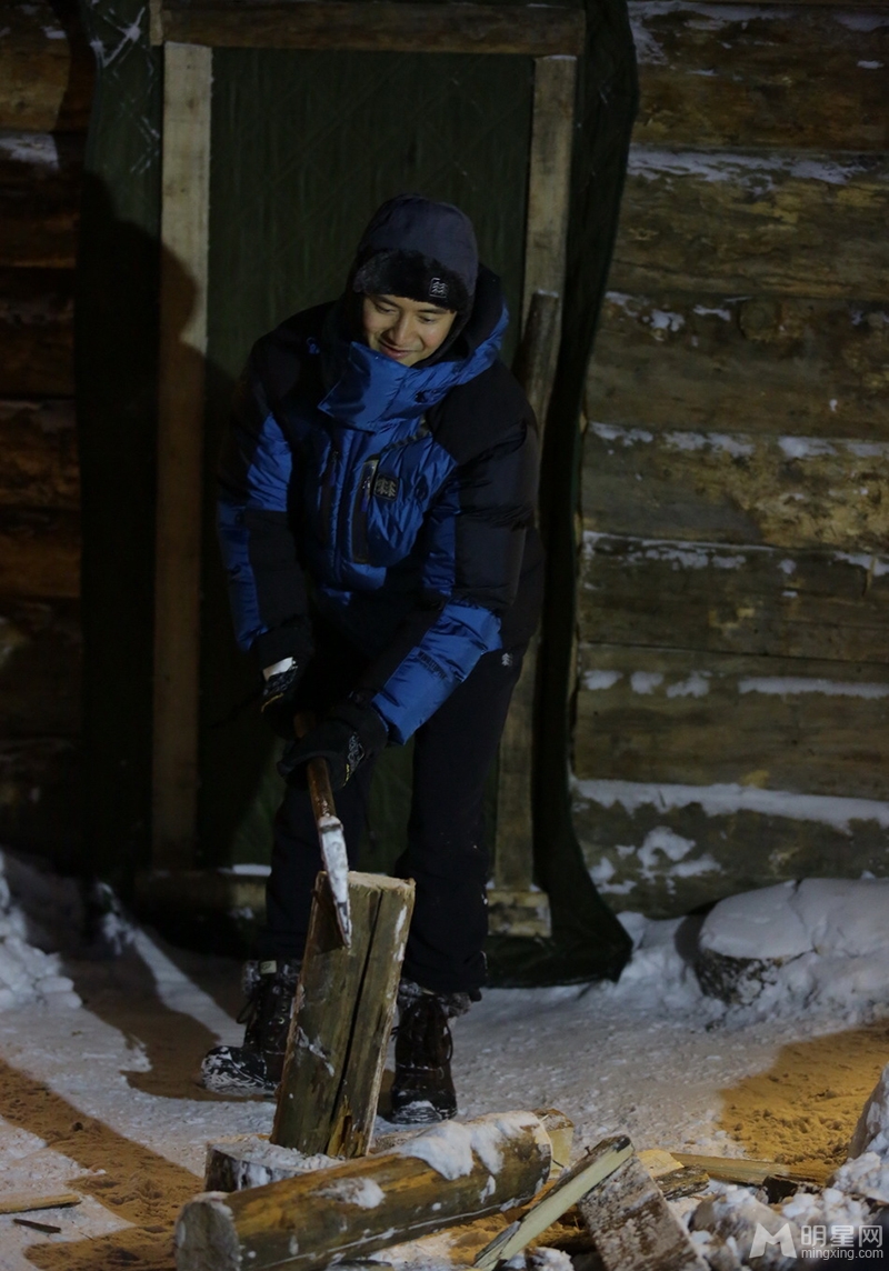 爸爸去哪儿最后一集海量剧照 体验雪乡酷寒生活