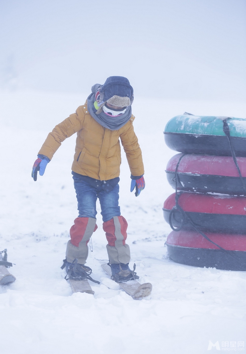 爸爸去哪儿最后一集海量剧照 体验雪乡酷寒生活