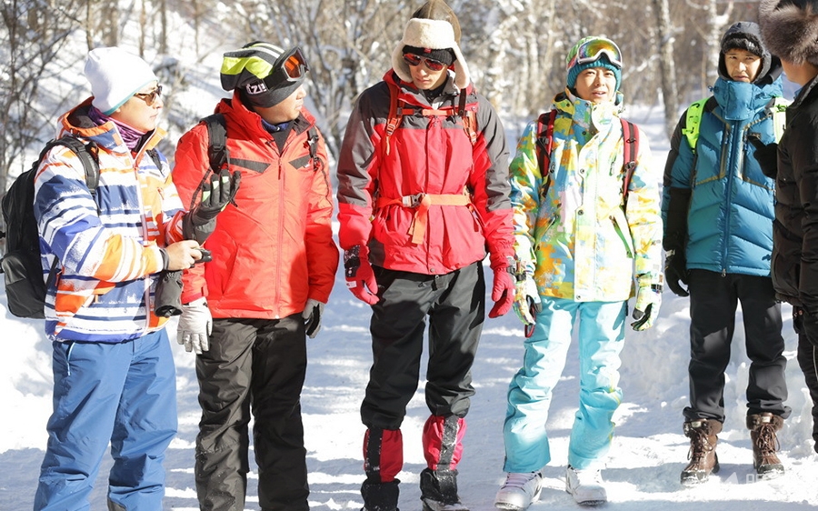 爸爸去哪儿最后一集海量剧照 体验雪乡酷寒生活