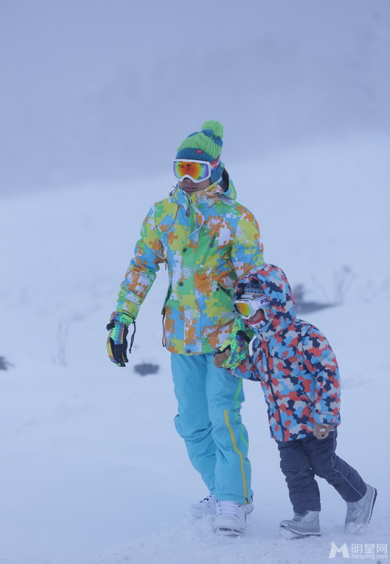 爸爸去哪儿最后一集海量剧照 体验雪乡酷寒生活