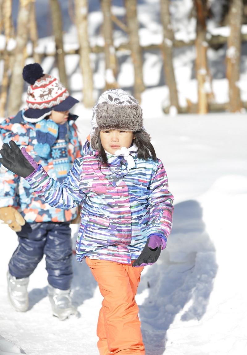 爸爸去哪儿最后一集海量剧照 体验雪乡酷寒生活