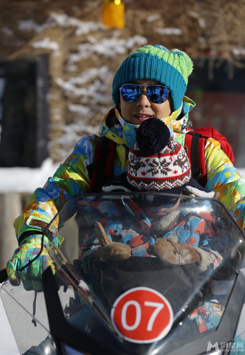 爸爸去哪儿最后一集海量剧照 体验雪乡酷寒生活