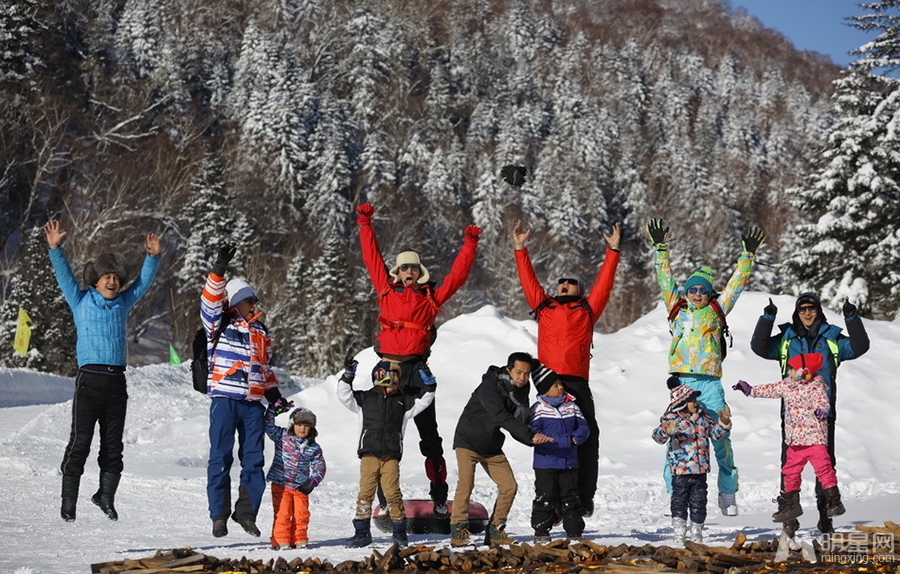 爸爸去哪儿最后一集海量剧照 体验雪乡酷寒生活