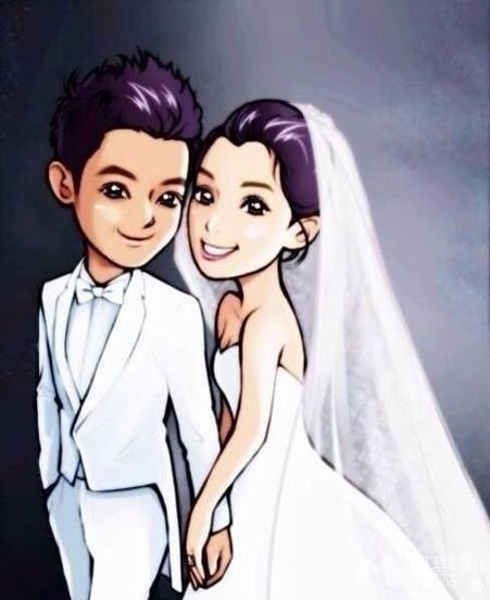 林志颖为庆祝微博粉丝破2000万 发搞怪婚纱照