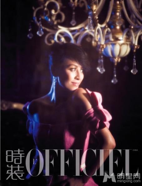 刘嘉玲时装杂志封面大片 散发高贵的女人味