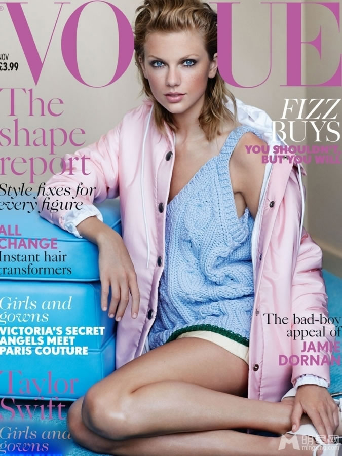 泰勒·斯威夫特罕见短发造型登Vogue封面