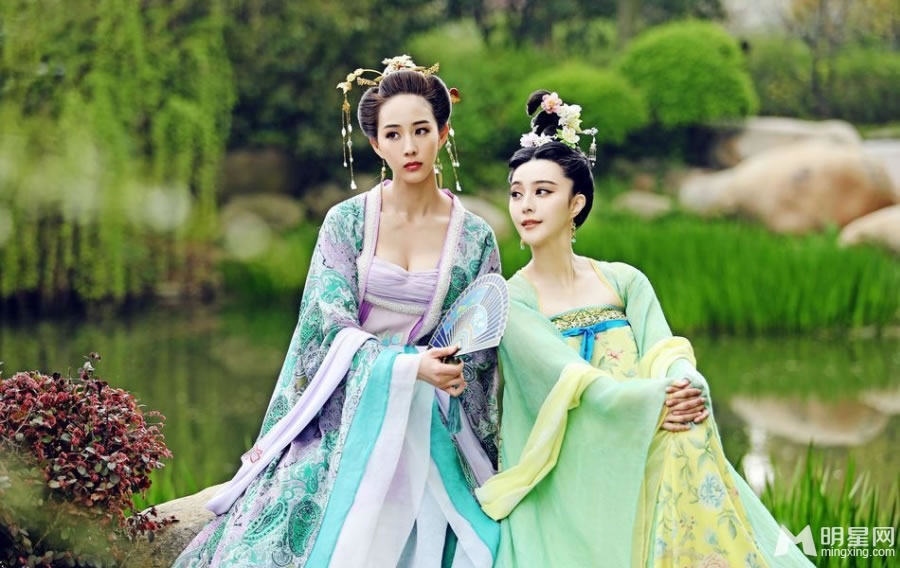 武媚娘精彩剧照 范冰冰张钧甯姐妹情深