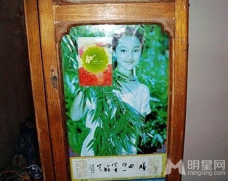 周迅16岁青涩挂历照 变热门收藏品