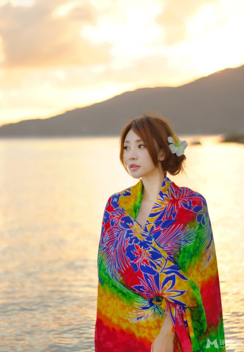柳岩苏梅岛海滩唯美写真全集 性感小清新