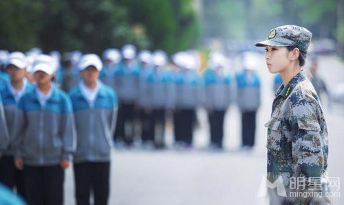 美女教官神似章子怡 网络走红