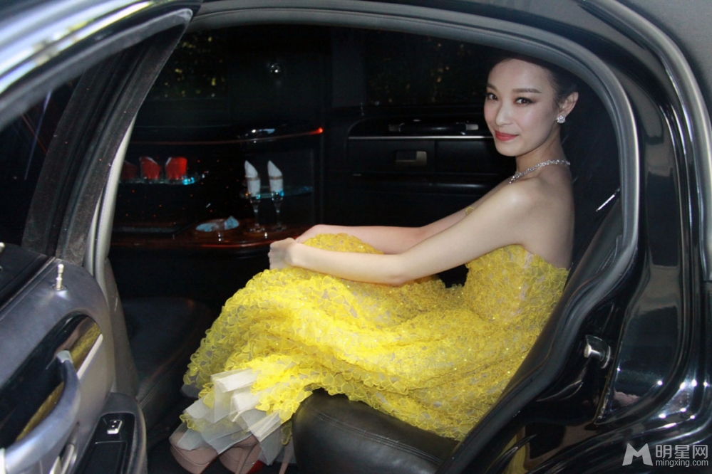 倪妮优雅长裙亮相美国电影独立精神奖