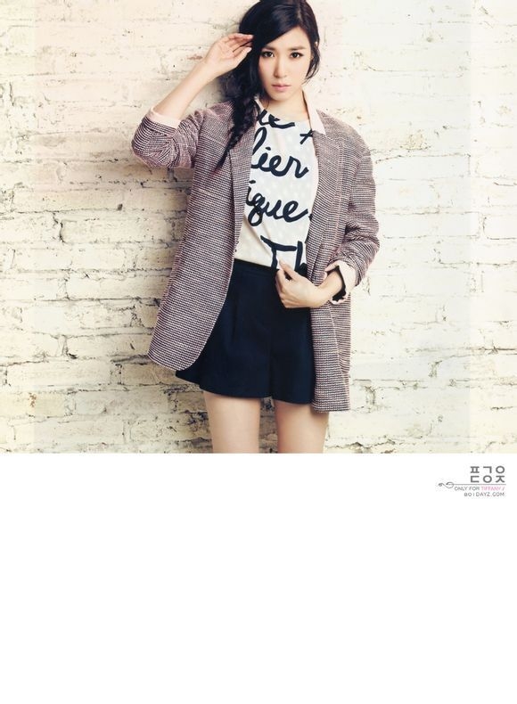 少女时代tiffanyVogueGirl9月画报