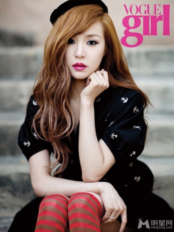 少女时代Tiffany杂志W Korea10月刊画报