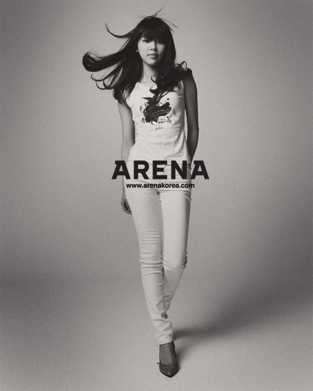 少女时代时尚杂志ARENA摄影  青涩动人魅力爆发