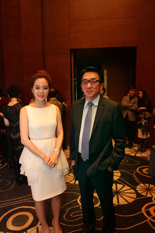 蔡琳在重庆参加风尚盛典的那些高清图 蔡琳近照哦