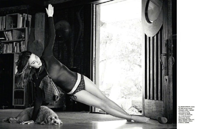 米兰达·可儿性感瑜伽写真图片