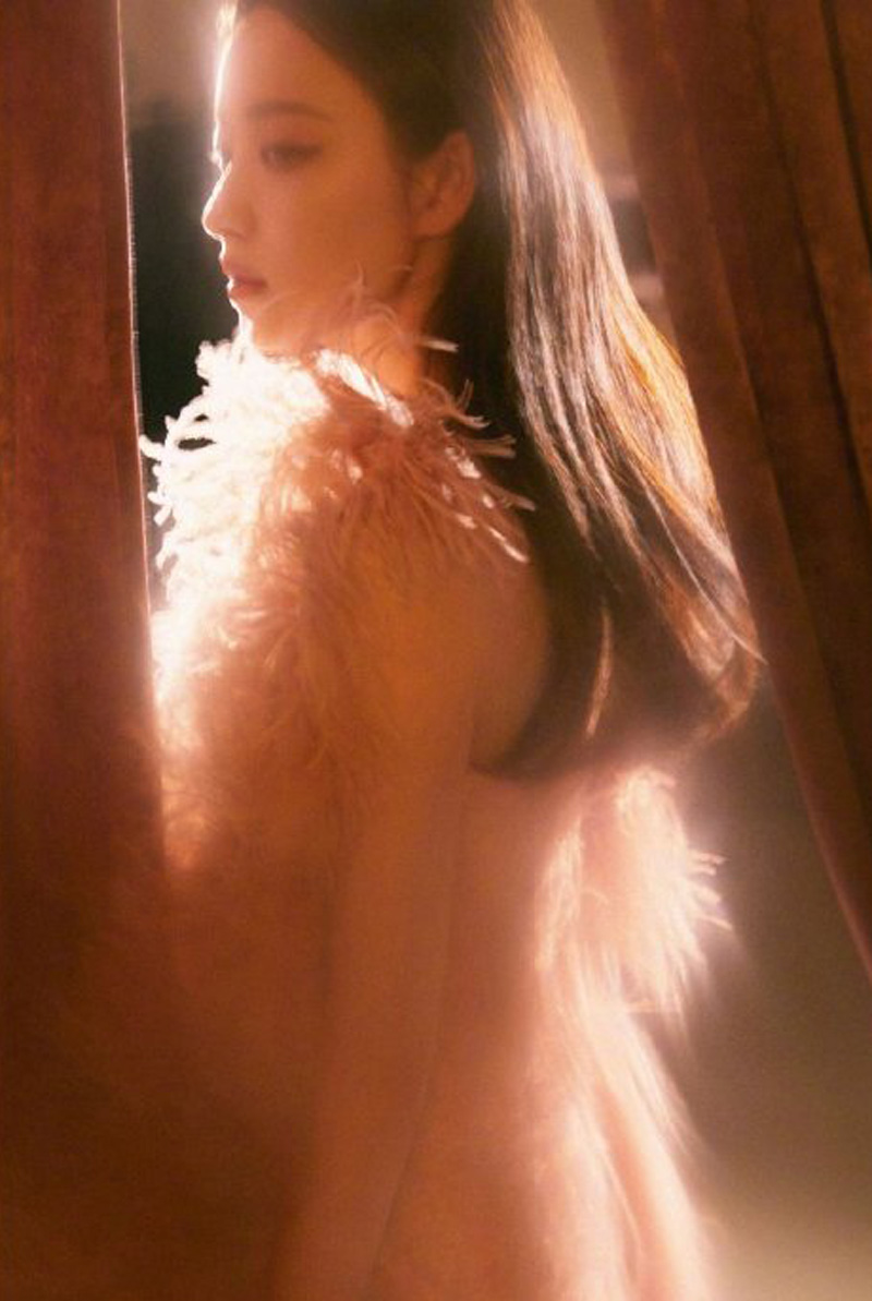 倪妮图片    倪妮复古质感写真图片