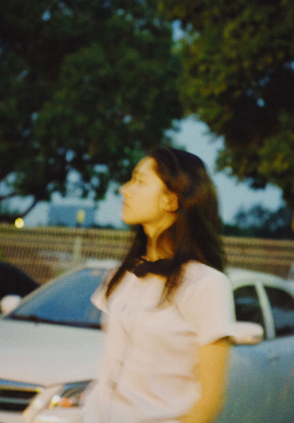 张婧仪迷人光影朦胧清新写真