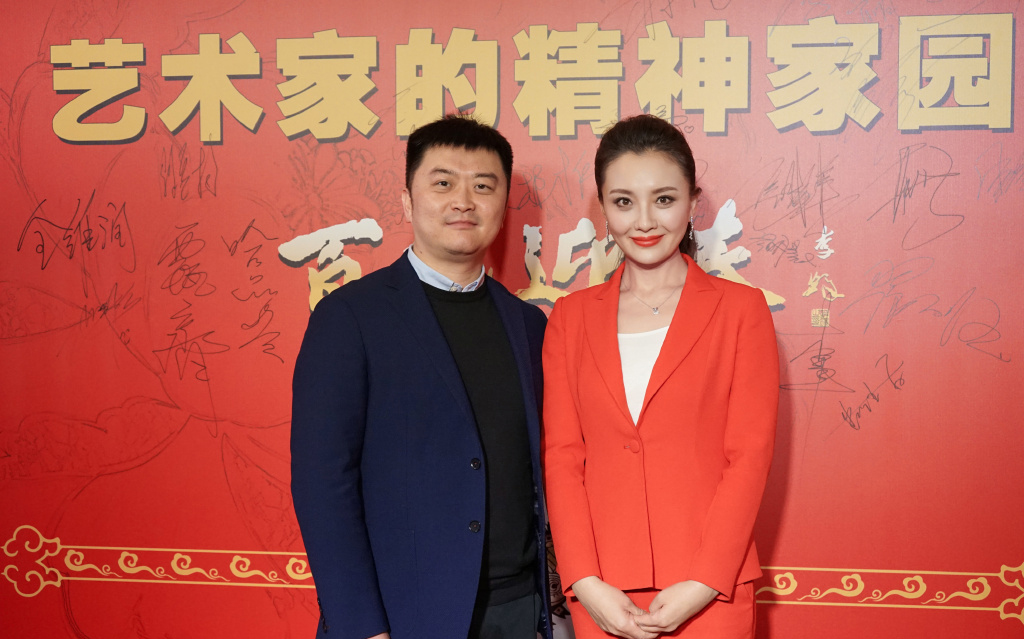 孙茜百花迎春甜美活动照图片