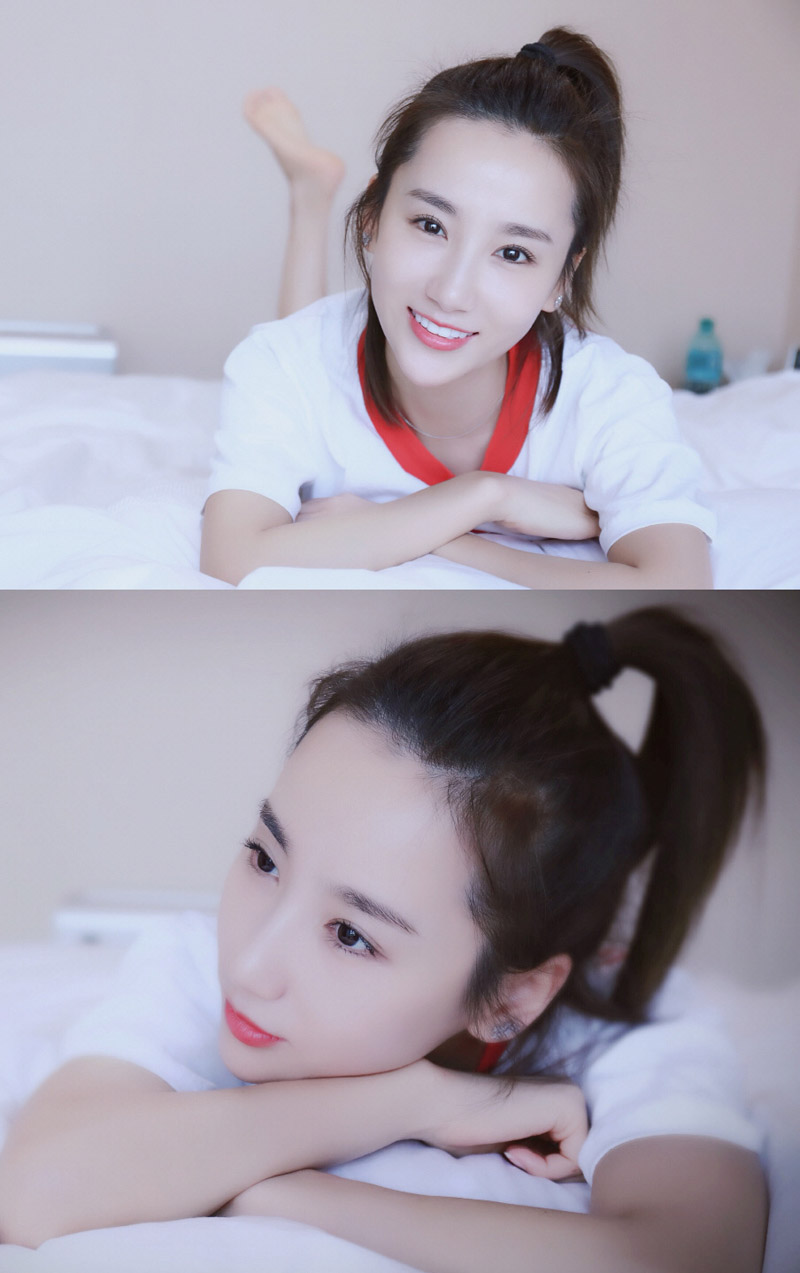 高洋清新甜美居家写真图片