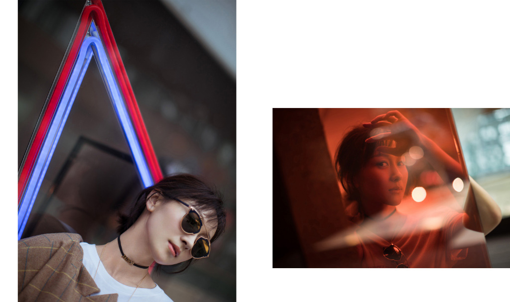 美女明星练练时尚街拍写真图片