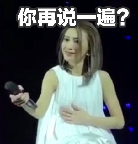 戴佩妮表情包 戴佩妮演唱会搞笑图片