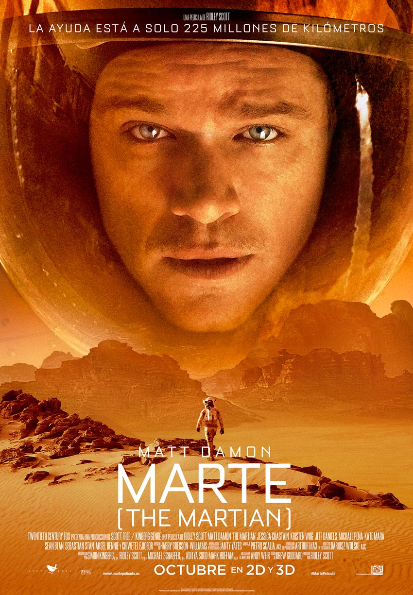 马特·达蒙《火星救援》海报图片