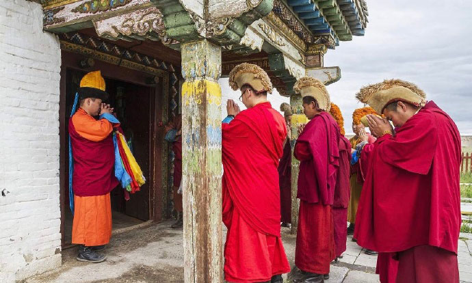 外蒙喇嘛教寺庙图片